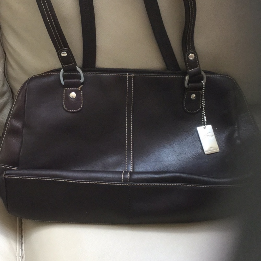 Stone Mountain Brown Leather Handbag